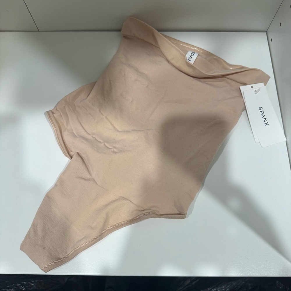 Spanx High-Waisted Thong Seamless Nude Shapewear